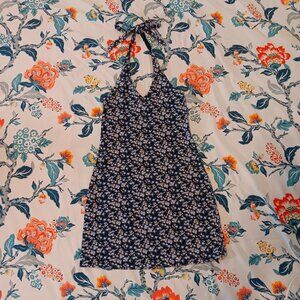 Hollister Floral Print Halter Dress